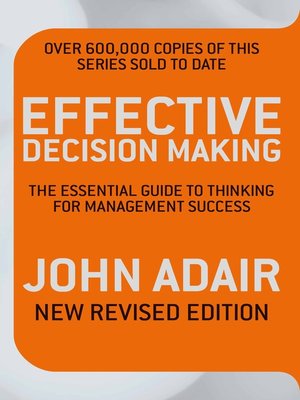 cover image of Effective Decision Making